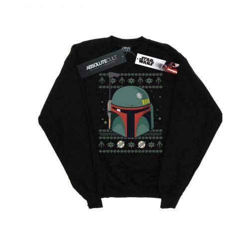 Star Wars Mens Boba Fett Christmas Sweatshirt