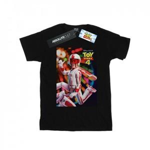 Disney Girls Toy Story 4 Duke Caboom Poster Cotton T-Shirt