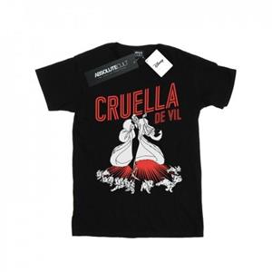 Disney Girls Cruella De Vil Dalmatians Cotton T-Shirt