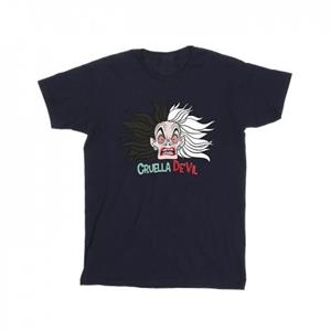 Disney Girls 101 Dalmatians Cruella De Vil Crazy Mum Cotton T-Shirt