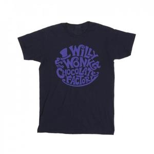 Pertemba FR - Apparel Willy Wonka & The Chocolate Factory Girls Typed Logo Cotton T-Shirt