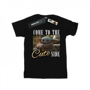 Star Wars Boys The Mandalorian Come To The Cute Side T-Shirt