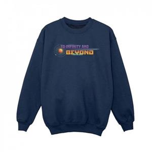 Disney Boys Lightyear Infinity And Beyond Text Sweatshirt