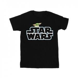 Star Wars Boys The Mandalorian The Child Logo T-Shirt