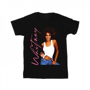 Pertemba FR - Apparel Whitney Houston Girls Whitney Smile Cotton T-Shirt