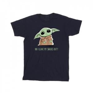 Star Wars Boys The Mandalorian Grogu Snacks Meme T-Shirt