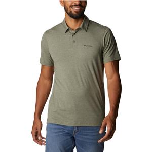 Columbia Tech Trail Polo Shirt, Mens green T-shirts