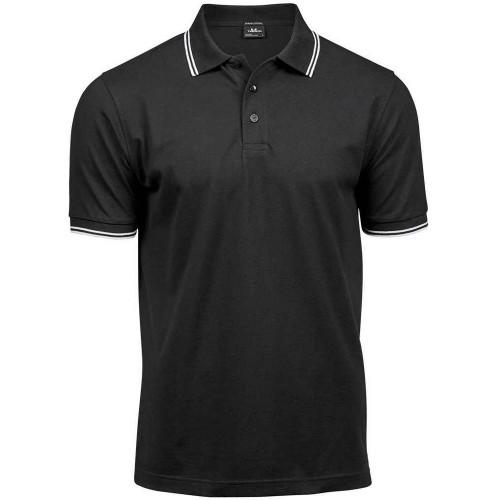 Tee Jays Mens Tipped Stretch Polo Shirt
