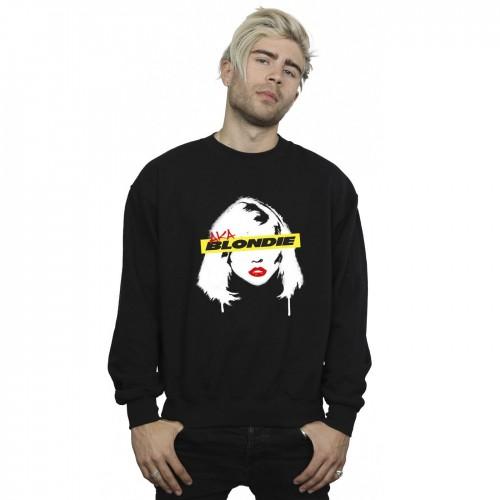 Blondie Mens Face Graffiti Sweatshirt