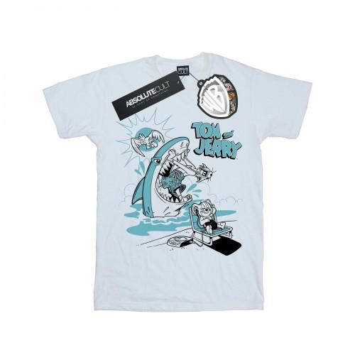 Tom And Jerry Boys Summer Shark T-Shirt