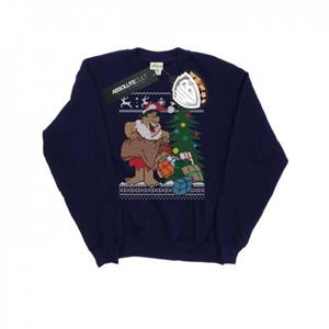 The Flintstones Mens Christmas Fair Isle Sweatshirt