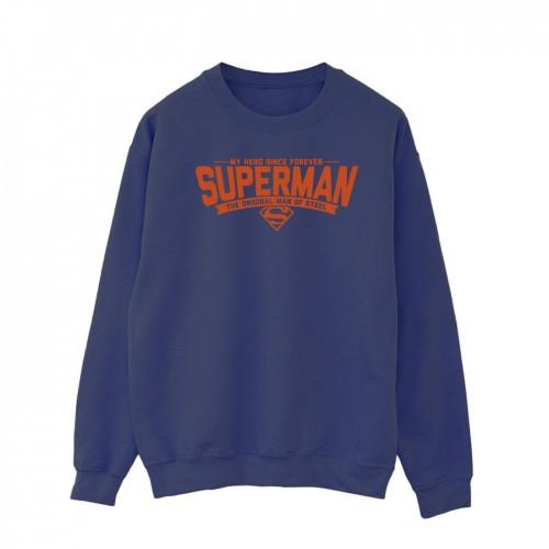 DC Comics Mens Superman Hero Dad Sweatshirt