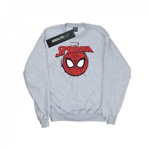 Marvel Mens Spider-Man Logo Head Sweatshirt