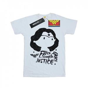 DC Comics Girls Wonder Woman Fierce Sketch Cotton T-Shirt