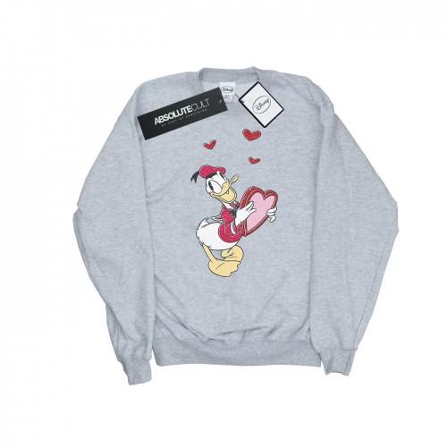 Disney Boys Donald Duck Love Heart Sweatshirt