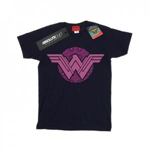 DC Comics Girls Wonder Woman Pink Mosaic Cotton T-Shirt