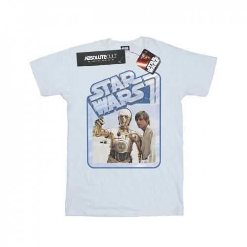 Star Wars Girls Luke Skywalker And C-3PO Cotton T-Shirt