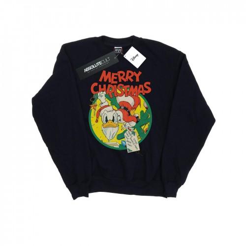 Disney Boys Donald Duck Merry Christmas Sweatshirt
