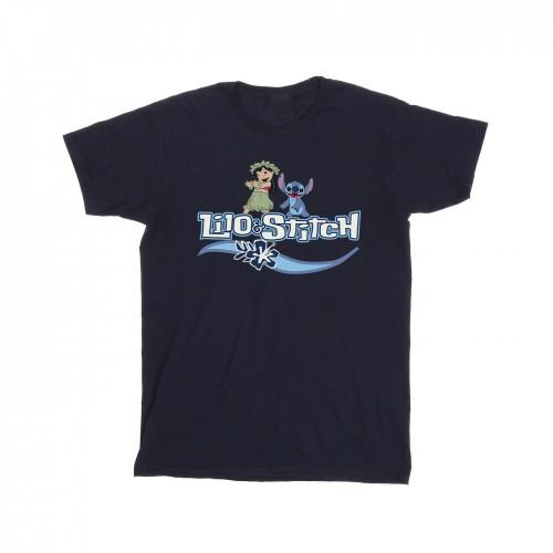 Disney Girls Lilo And Stitch Characters Cotton T-Shirt