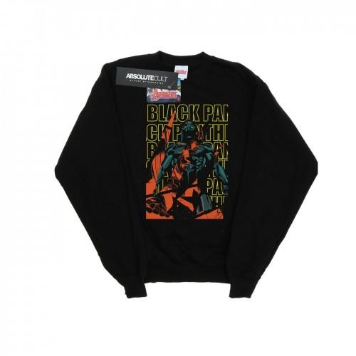 Marvel Boys Avengers Black Panther Collage Sweatshirt
