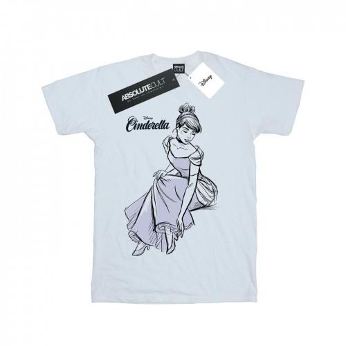 Disney Girls Cinderella Slipper Sketch Cotton T-Shirt