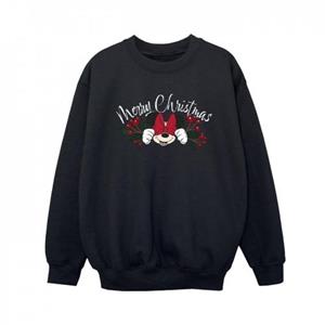 Disney Boys Minnie Mouse Christmas Holly Sweatshirt