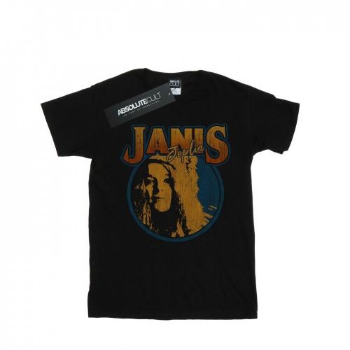 Pertemba FR - Apparel Janis Joplin Girls Distressed Circle Cotton T-Shirt