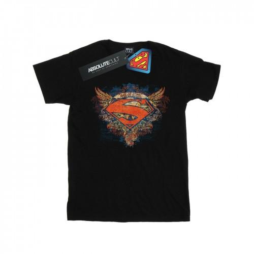 DC Comics Girls Superman Wings Shield Cotton T-Shirt