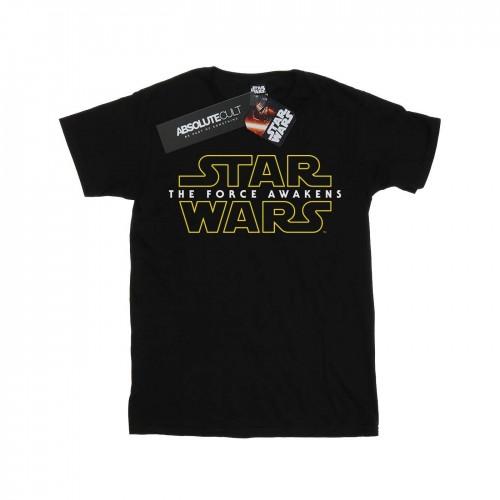Star Wars Girls Force Awakens Logo Cotton T-Shirt