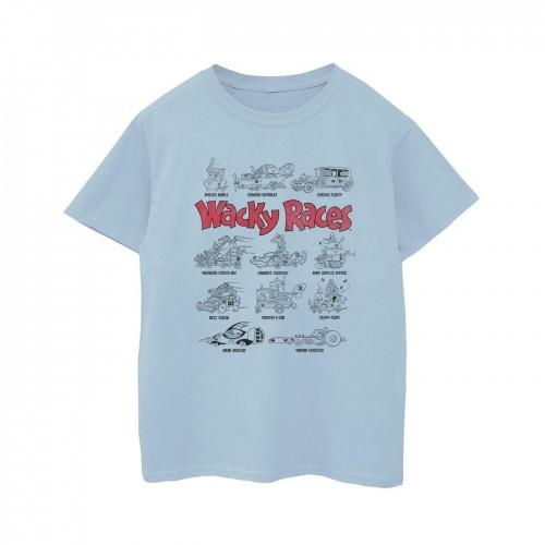 Wacky Races Boys Car Lineup T-Shirt