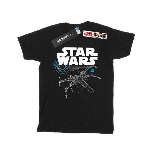 Star Wars Girls The Last Jedi X-Wing Cotton T-Shirt