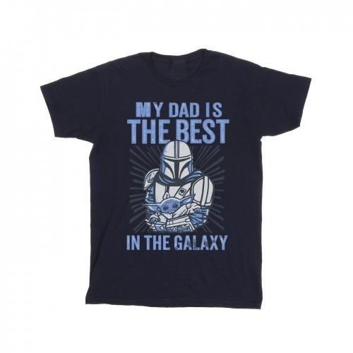 Star Wars Girls Mandalorian Best Dad Cotton T-Shirt