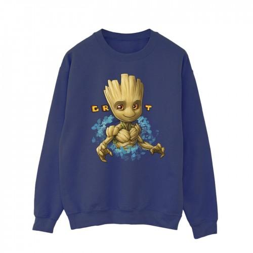Guardians Of The Galaxy Mens Groot Flowers Sweatshirt