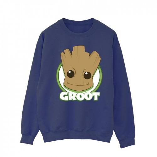 Guardians Of The Galaxy Mens Groot Badge Sweatshirt