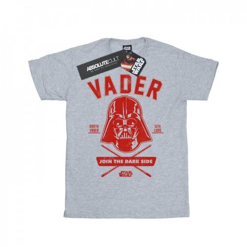 Star Wars Girls Darth Vader Collegiate Cotton T-Shirt
