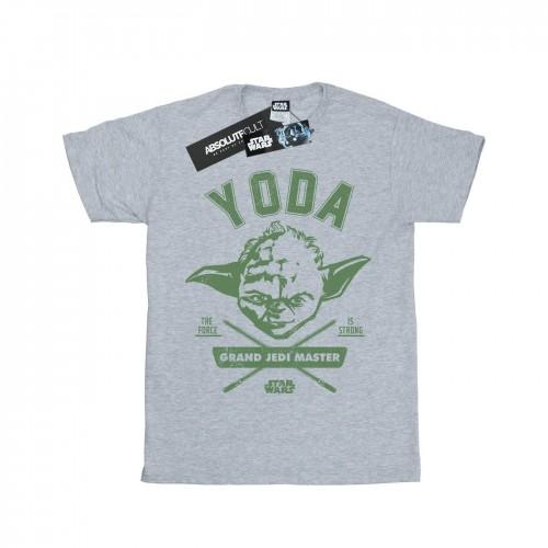 Star Wars Girls Yoda Collegiate Cotton T-Shirt