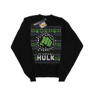 Marvel Mens Incredible Hulk Fair Isle Sweatshirt