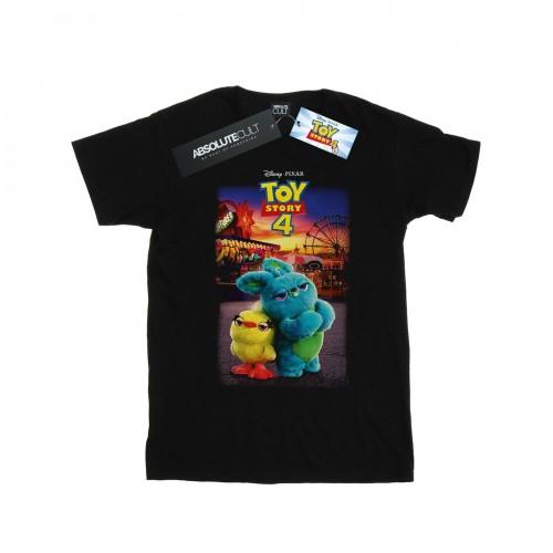 Disney Boys Toy Story 4 Ducky And Bunny Poster T-Shirt