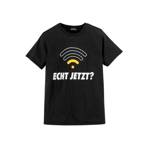 KIDSWORLD T-Shirt ECHT JETZT℃, Spruch