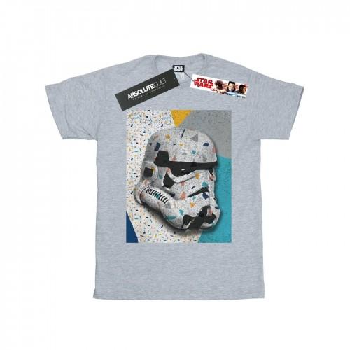 Star Wars Boys Stormtrooper Pattern Helmet T-Shirt