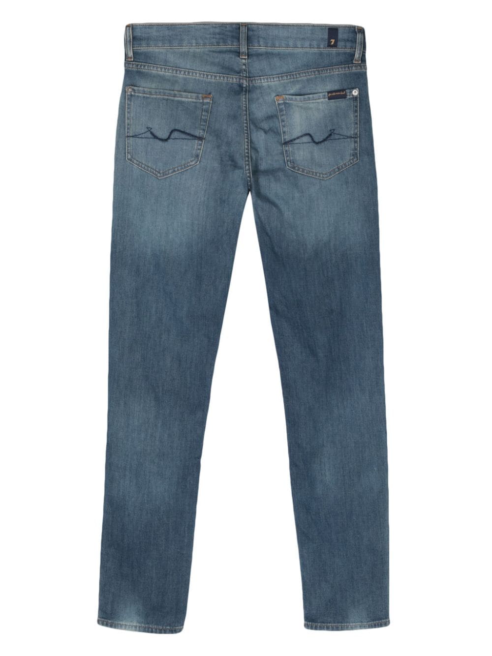 7 For All Mankind Jeans met toelopende pijpen - Blauw