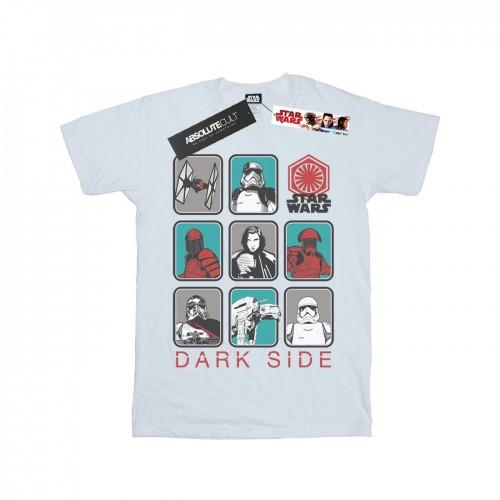 Star Wars Boys The Last Jedi Dark Side T-shirt met meerdere karakters