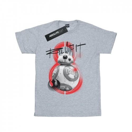 Star Wars Boys The Last Jedi BB-8 Roll With It T-Shirt
