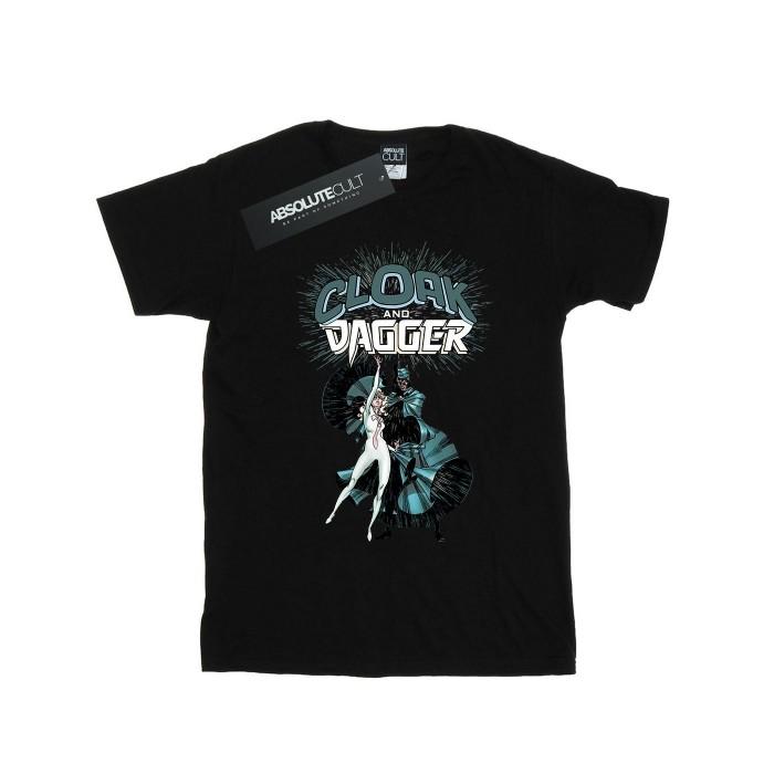 Marvel Girls Cloak And Dagger Shadow Dance Cotton T-Shirt