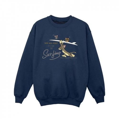 Tom And Jerry Girls It´s Time For Surfing Sweatshirt