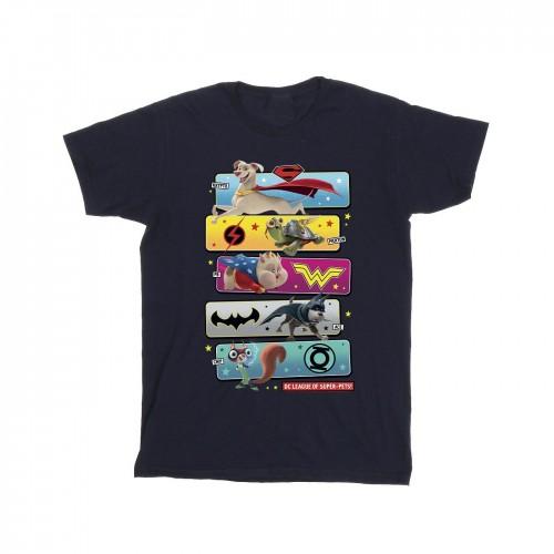 DC Comics Boys DC League Of Super-Pets Character Pose T-Shirt