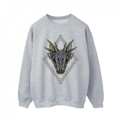 Pertemba FR - Apparel Game Of Thrones: House Of The Dragon Mens Dragon Pattern Sweatshirt