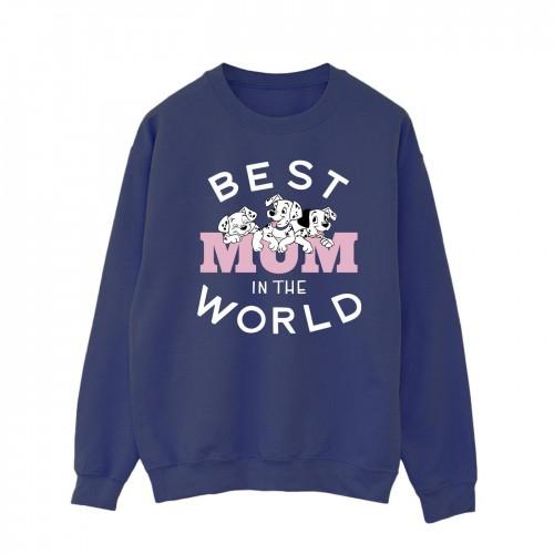 Disney Mens 101 Dalmatians Best Mum In The World Sweatshirt