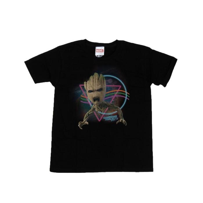 Marvel Boys Guardians Of The Galaxy Neon Groot T-Shirt