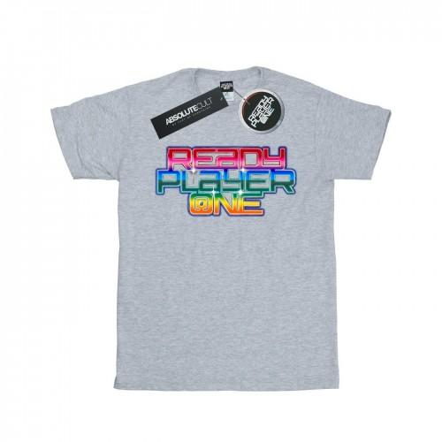Ready Player One Boys Rainbow Logo T-Shirt